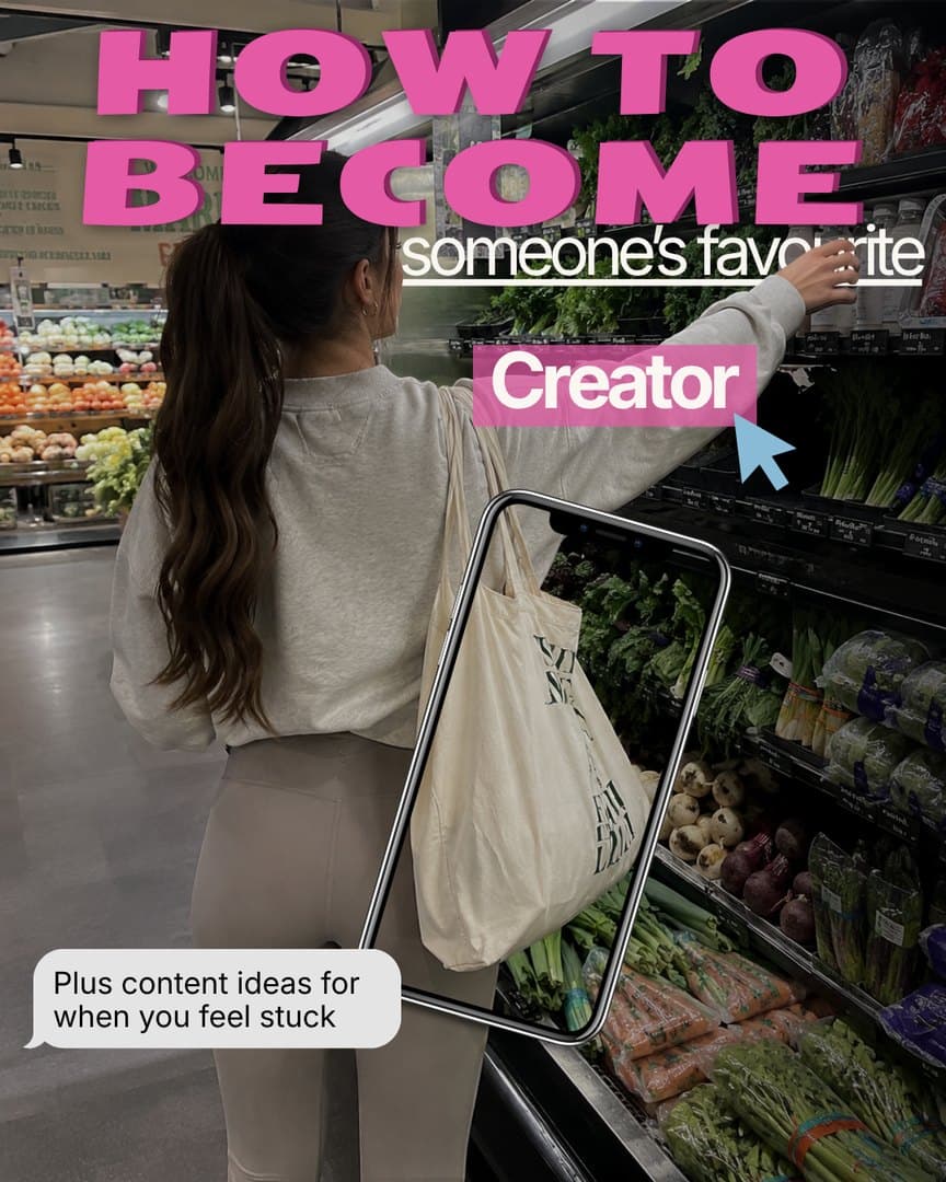 Favourite creator Instagram template, editable in Canva