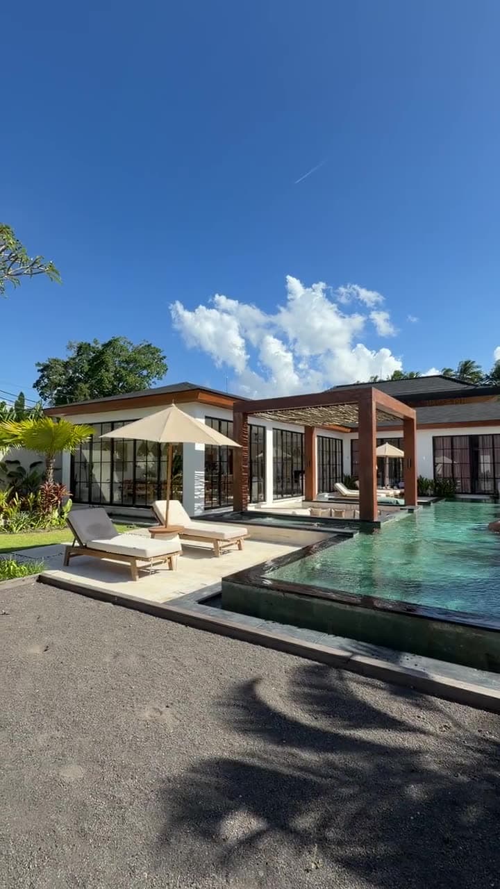 A villa and pool from the Summer collection